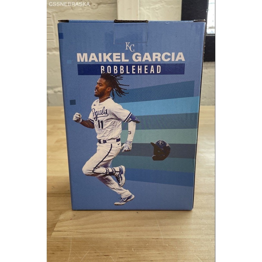 MLB Baseball Bobblehead Kansas City Royals Maikel Garcia Rookie‎ Season With Box
